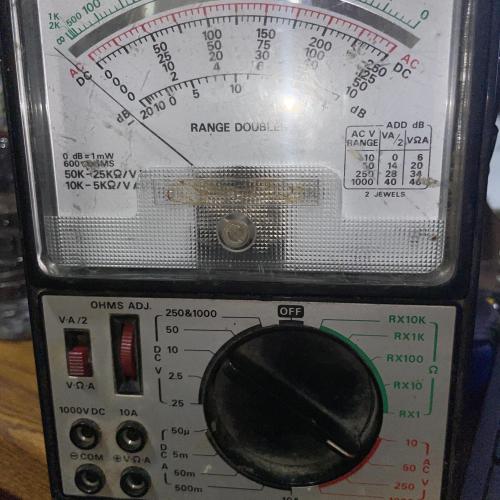 Vintage SEARS & ROEBUCK Range Doubler Multitester Model # 82373